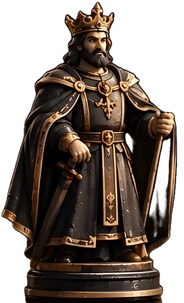 Marble Court black king